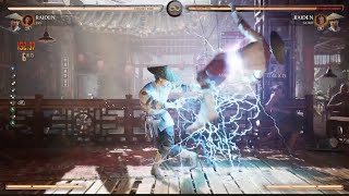 Raiden combos Electromagnetic Storm 21 hit combo Jax assist MK1 Mortal Kombat 1 MK1 combo