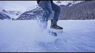 You can ICE SKATE on LAKE LOUISE!!??