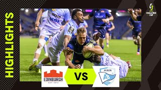 Instant Highlights - Edinburgh Rugby v Aviron Bayonnais | Round of 16 | EPCR Challenge Cup 2023/24