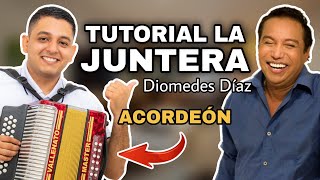 LA JUNTERA - Diomedes Díaz (Tutorial Acordeón)