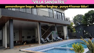 VILLA PUNCAK BOGOR KAPASITAS 25 ORANG|| VILLA SANDATRIL || FASILITAS LENGKAP‼️