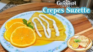 Crepes Suzette Recipe from Genshin Impact | ALEX MAKES