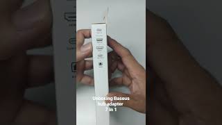 Unboxing Baseus 7 in 1 Hub Adapter