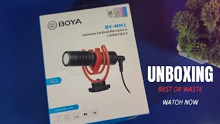 BOYA MM1 Shotgun Mic | UNBOXING & REVIEW | Mic for Vlogger