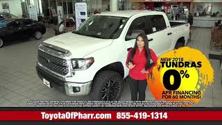 Drive a New Tundra with 0% Financing for 60 months