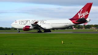 Boeing 747 departing Manchester airport on 26/09/2018