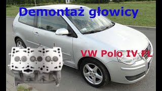 Demontaż głowicy VW Polo 1.4 TDI