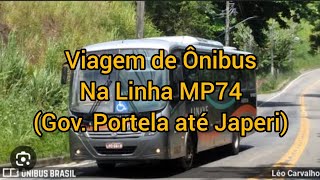 Viagem de Ônibus da Linave de Gov. Portela x Japeri ( na Linha MP74 ) Arcozelo x Japeri