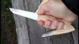 Handmade Sweden puukko knives