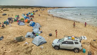 (180+ km) CycleTouring & Camping :🇹🇳 Tunis to Hawareya, Tunisia, North Africa