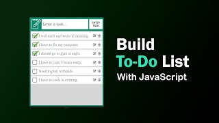 How to Create To-Do List App using HTML, CSS & JavaScript