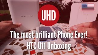 The most brilliant Phone Ever!  HTC U11 Unboxing