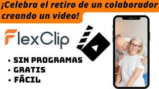 Crea video de jubilación con FlexClip