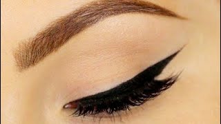 Easy Steps to Apply Winged Eyeliner|How to apply eyeliner for Beginners/zubaria