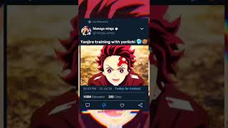 Tanjiro training with yoriichi bot🥶🥵 #videoviral #shorts🥶🐐