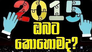 2015 Lagna Palapala - Nawa Wasara Sinhala Thula Palapala [ Yearly Horoscope for Libra ]