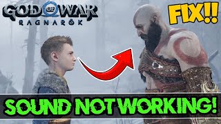 How to Fix God Of War Ragnarok Audio Not Working | Crackling/Distorted/Popping in God Of War