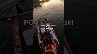 why is my jetski sinking? #fail #fails #epicfail #sinking #jetski #2stroke #lake #moto #sendit #pov