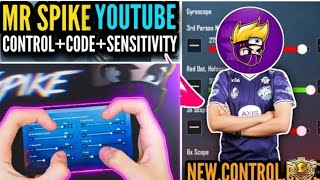 [2021 NEW] Mr Spike Layout Code & Sensitivity 2021 || PUBG MOBILE || Dark Gaming