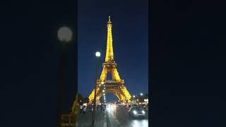 Eiffel tower in the night Paris France #eiffeltower #france #nice