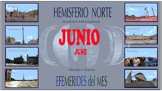 EL CIELO DE JUNIO 2015. HEMISFERIO NORTE  June´s night sky. Northern Hemisphere