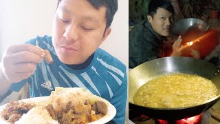 How To Make Meat Pickle// Red Meat Pickle Recipe// Naga Mukbang.