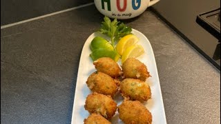 Croquettes aux fromages panées  Rapide et facile ( pour accompagner des viandes ou pour un buffet)