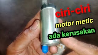 cara mengetahui fuel pump lemah