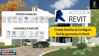 Create families & Configure family geometry in Revit Architecture | Civil Engineering