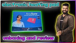 Accusure electric heating pad unboxing and review in hindi | AK GORAKHPURIYA