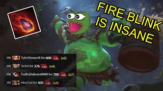 TRUE DAMAGE FIRE BLINK IS OP | BACCHUS SUPPORT SMITE 9.8