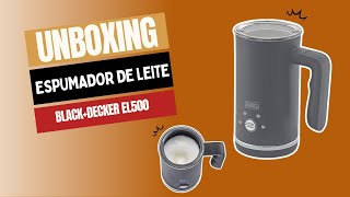 UNBOXING E FAZENDO CAPPUCCINO NO ESPUMADOR DE LEITE DA BLACK+DECKER EL 500