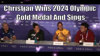 Gold Medalist Ogunleye Sings Beautiful Christian Song 2024 Paris Olympics