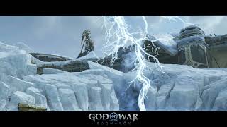 God of War Ragnarök - Midgard, Frozen Lightning Bolt - 30 Minutes of 50% Vol. SFX Music and Ambience