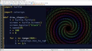 Gráficos de Tartaruga & Cores em Python de Maneira Fácil!