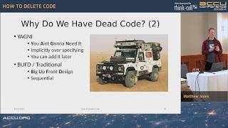 How to Delete Code - Matthew Jones - ACCU 2024