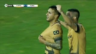 OLIMPIA VS PUMAS 0-2 RESUMEN  COPA LIBERTADORES