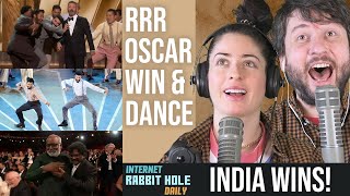 RRR moments from the 95th Oscars | irh daily REACTION!