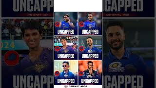 Uncapped players who RETAIN all season Ipl auction #indiancricketteam #shorts