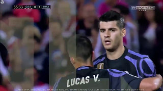 Alvaro Morata 2nd Goal Granada vs Real Madrid 0- 3 06 May 2017