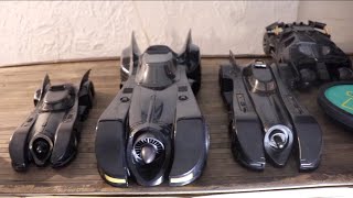 Batmobile Comparison - 1990 Dark knight collection, 1992 Batmissile, and Mcfarlane The Flash Version