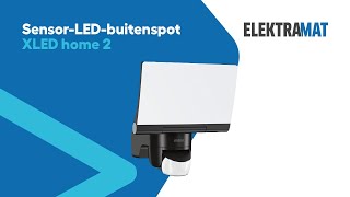 Steinel sensor LED buitenspot XLED home 2 zwart