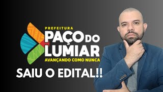 SAIU O EDITAL DO CONCURSO DA SEMED PAÇO DO LUMIAR 2023