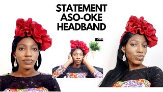 How to make a statement headband with Aso-oke | Another Design