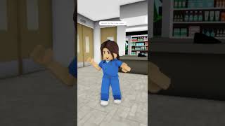 Toddler broke his leg... #brookhaven #roblox