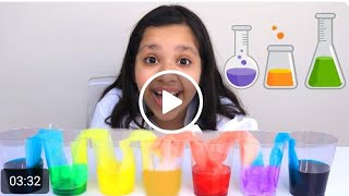 شفا سوت تجربة علمية تجنن Walking Water Science Experiments for Kids!