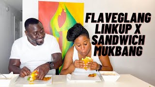 FLAVEGANG LINK UP?/PLANTAIN SANDWICH MUKBANG/BEINGCARLANTHONY