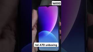 itel A70 unboxing for forther details dm All color available for dm #shortsvideo #shortsvideo