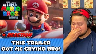 I CRIED!!! The Super Mario Bros. Movie REACTION! - Official Teaser Trailer