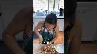 Cooking gluten free at home - Chicken Marsala